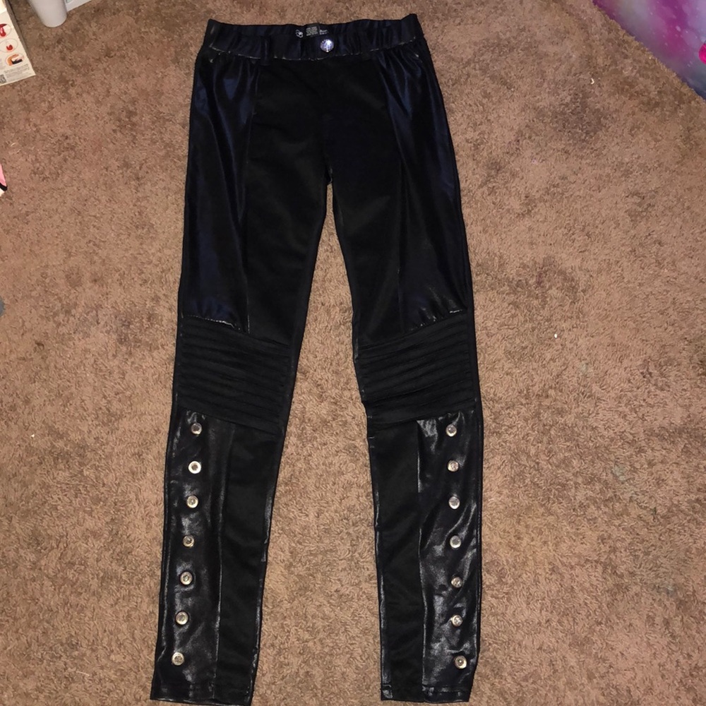 Faux leather leggings